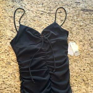 NWT - Nordstrom BP Black Key Hole Dress